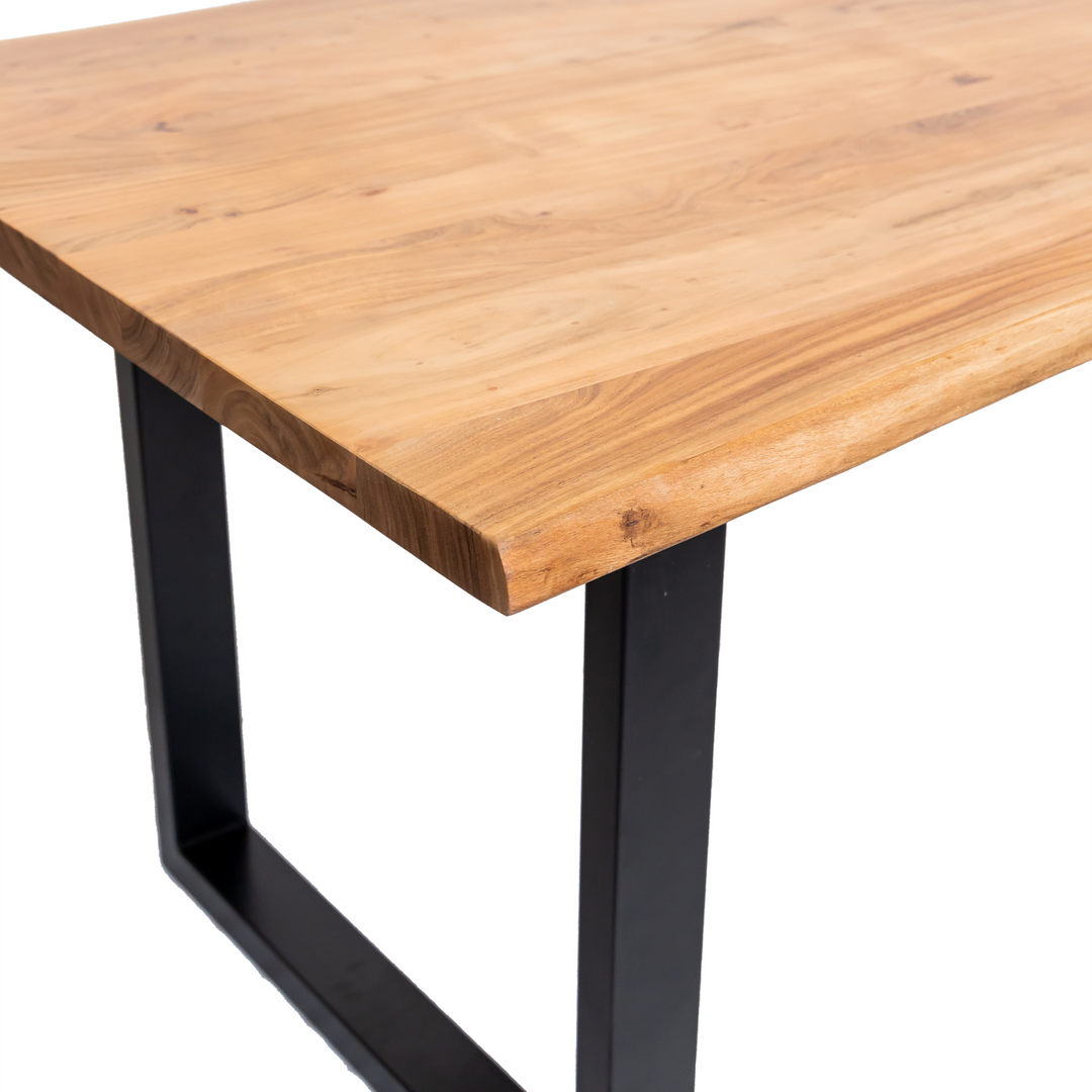 Milton 7pce Dining Table Natural 180cm Package