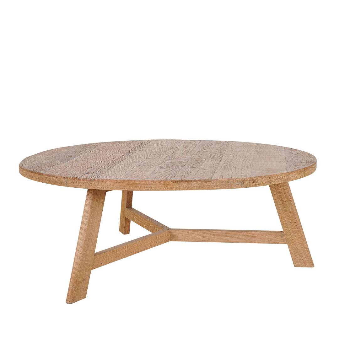 Freya Round Reclaimed Elm Coffee Table 100Cm