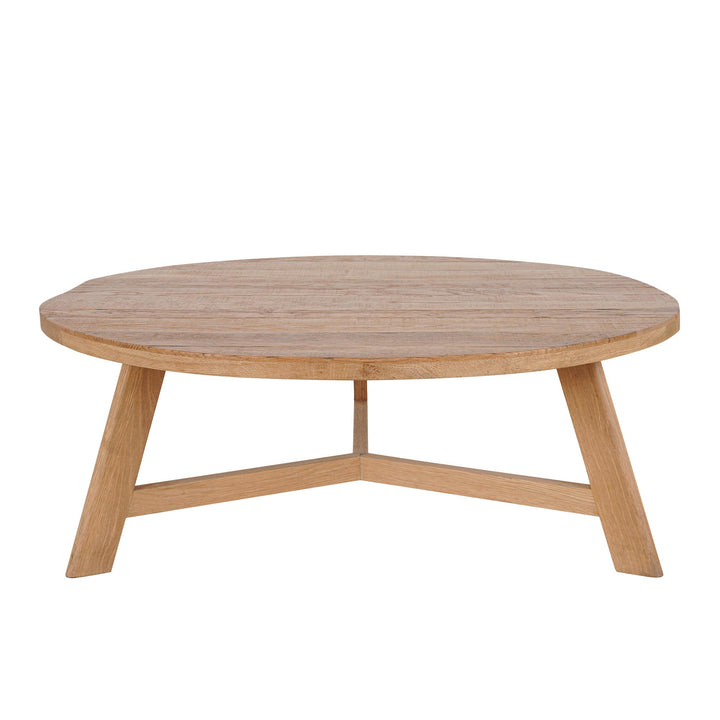 Freya Round Reclaimed Elm Coffee Table 100Cm