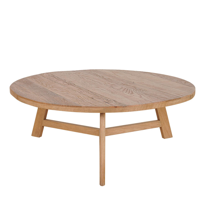 Freya Round Reclaimed Elm Coffee Table 100Cm