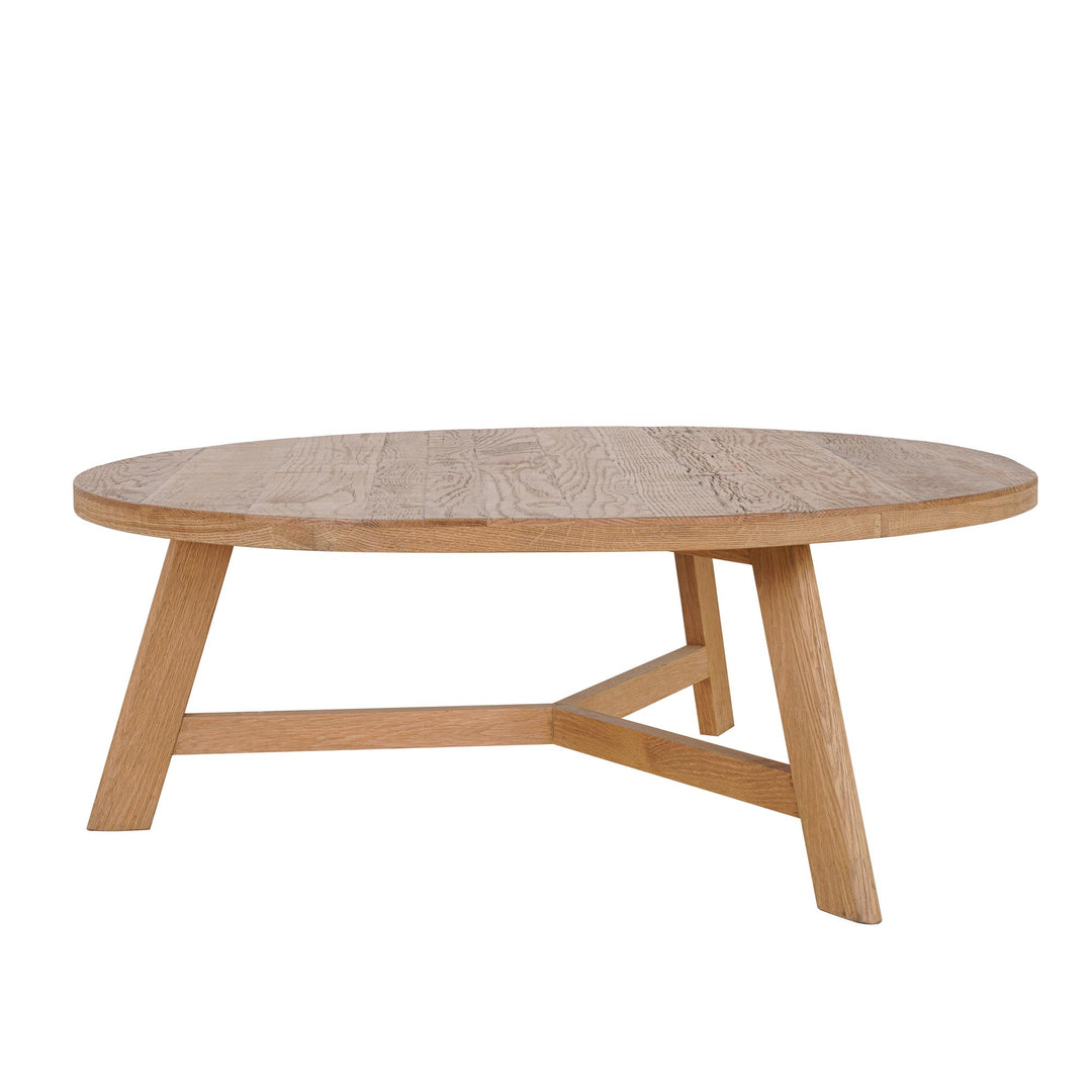 Freya Round Reclaimed Elm Coffee Table 100Cm