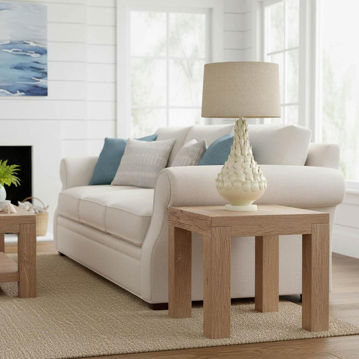 Savannah Reclaimed Oak Side Table 62Cm