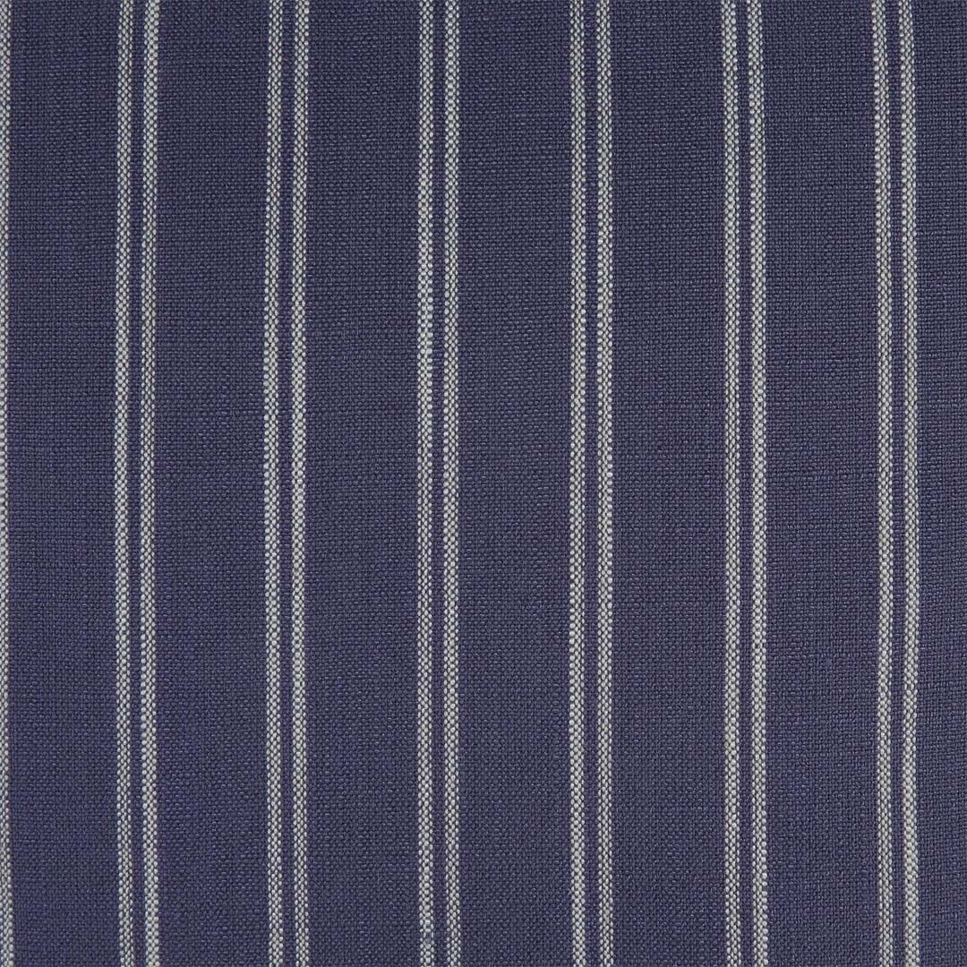 55cm Throw Cushion Navy/White Stripe