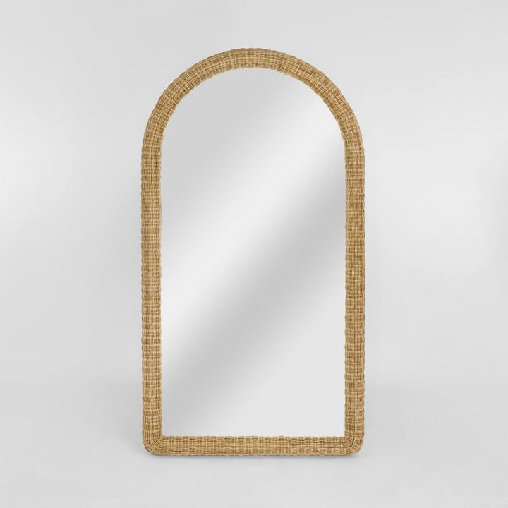 Long Island Mirror Arch Rattan
