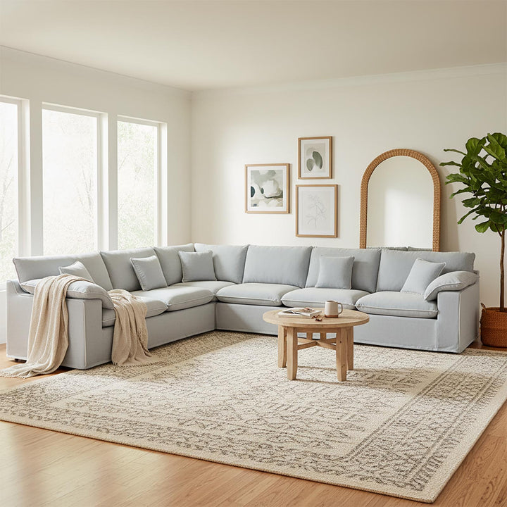 Long Island Mirror Arch Rattan