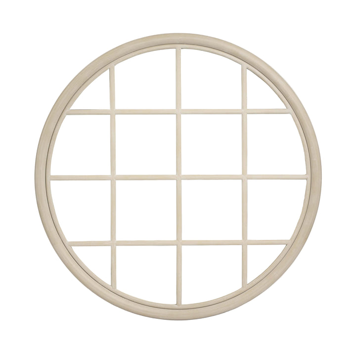 Hamptons Round Mirror 1.2x1.2m Natural