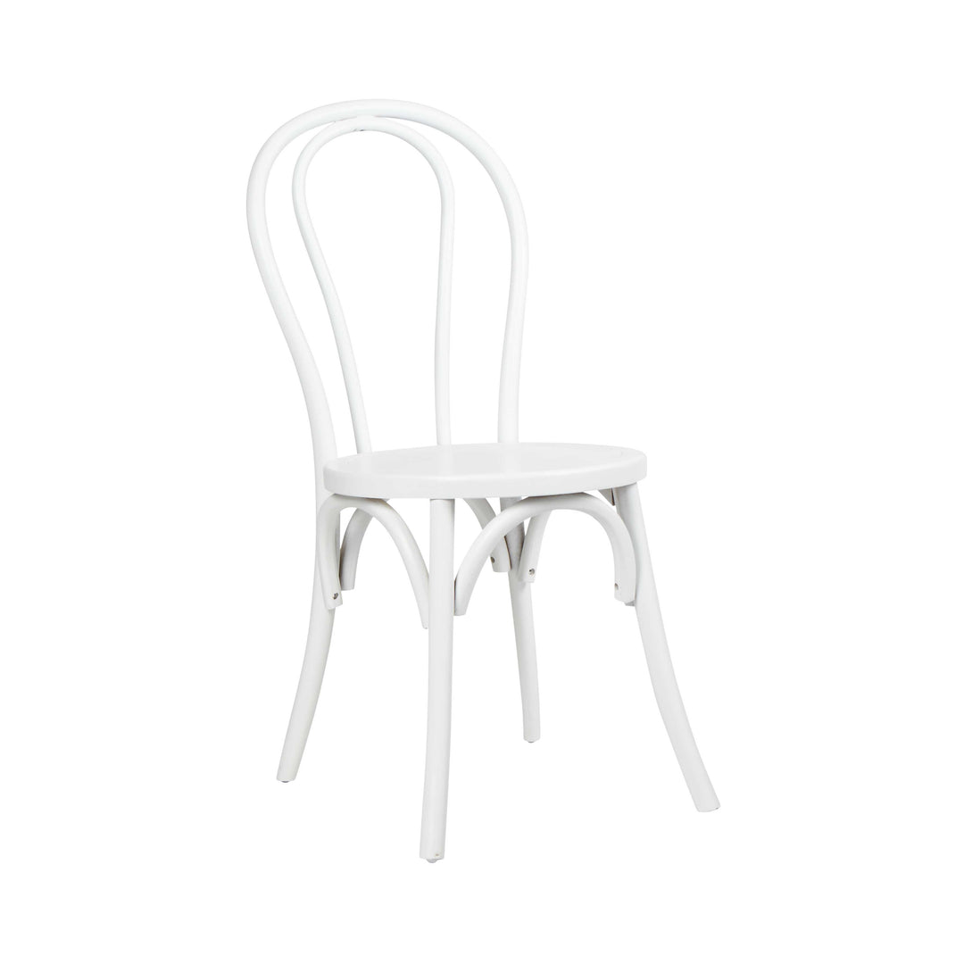 Elise Bentwood Dining Chair White