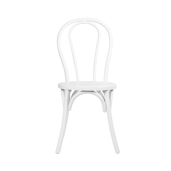 Elise Bentwood Dining Chair White