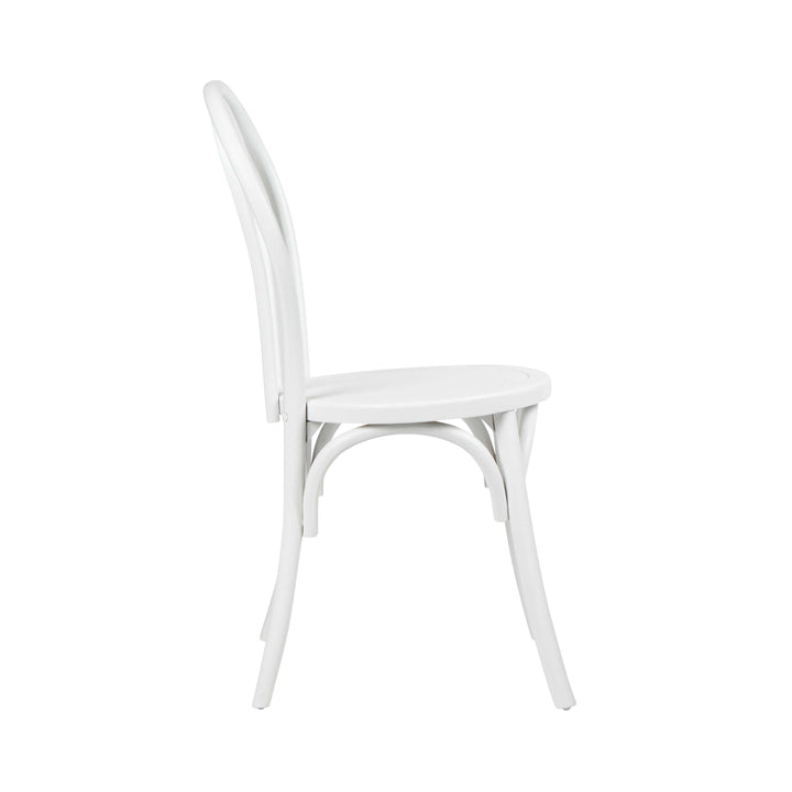 Elise Bentwood Dining Chair White