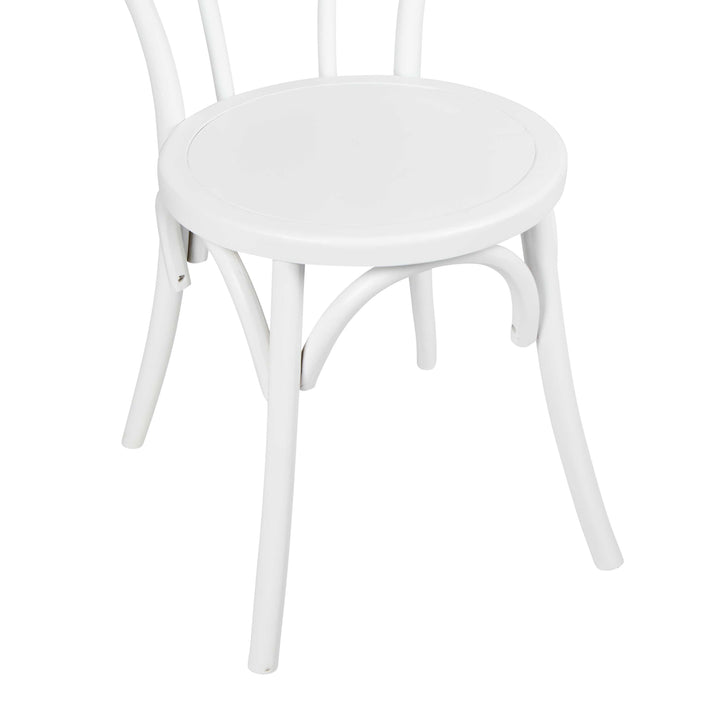 Elise Bentwood Dining Chair White