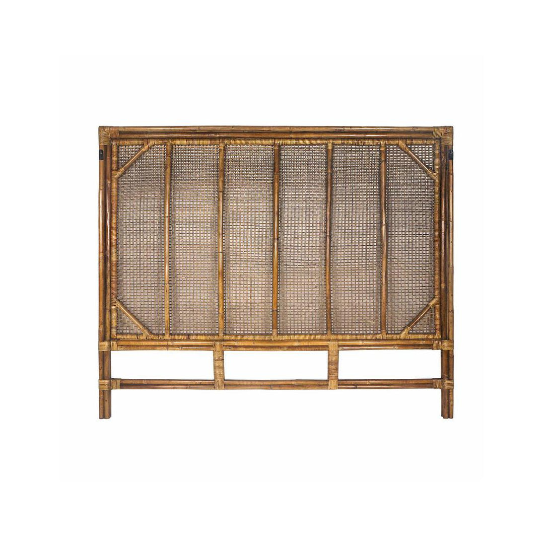Cayman Rattan Hamptons Bedhead Queen