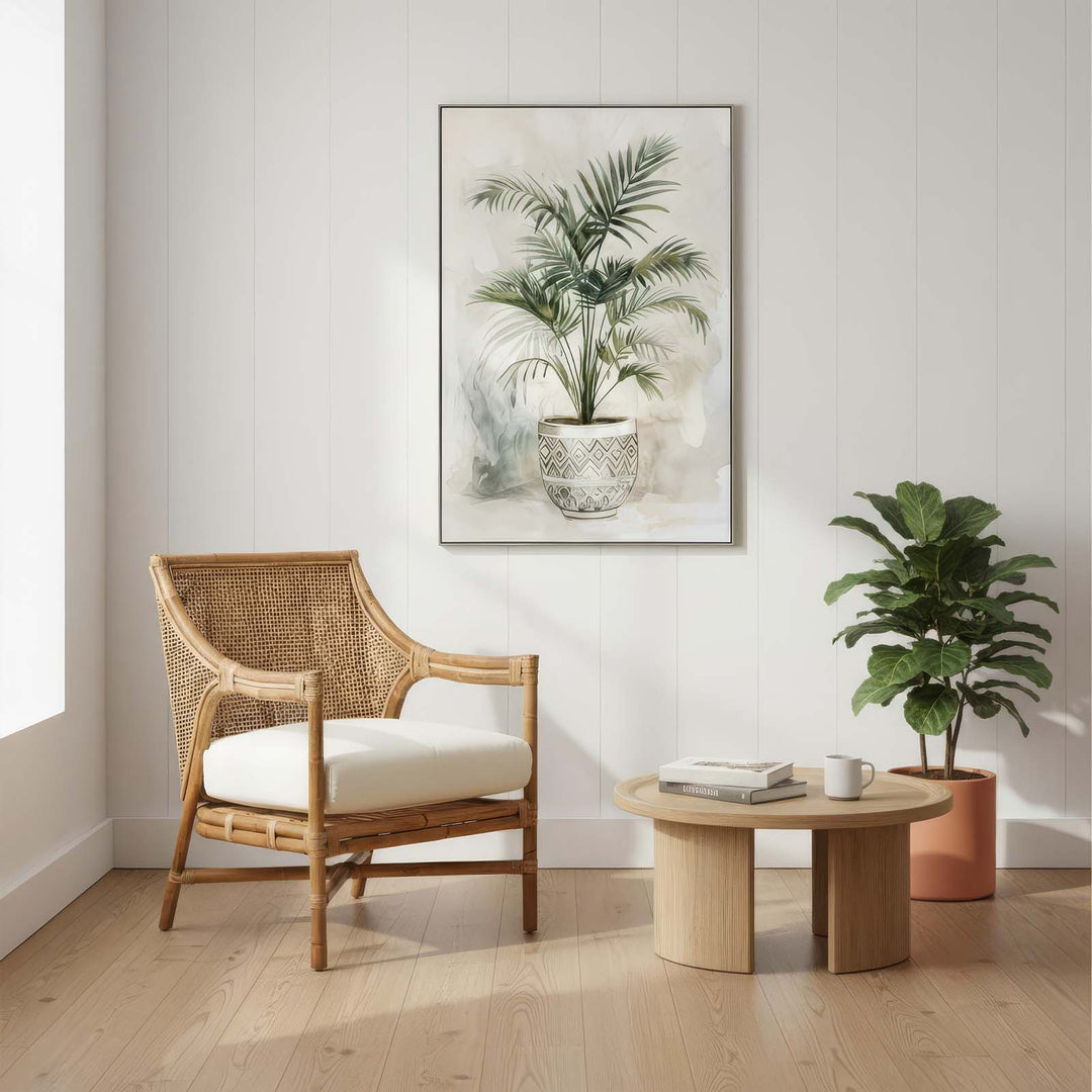 Havana Occasional Chair Rattan Cream Cushion