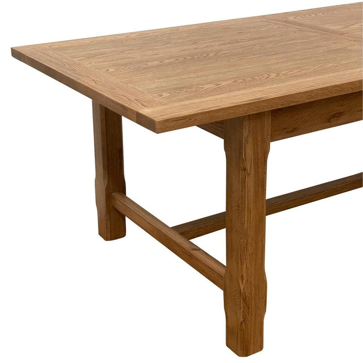 Balmoral Extendable Hamptons Oakwood Dining Table 210cm - 310cm
