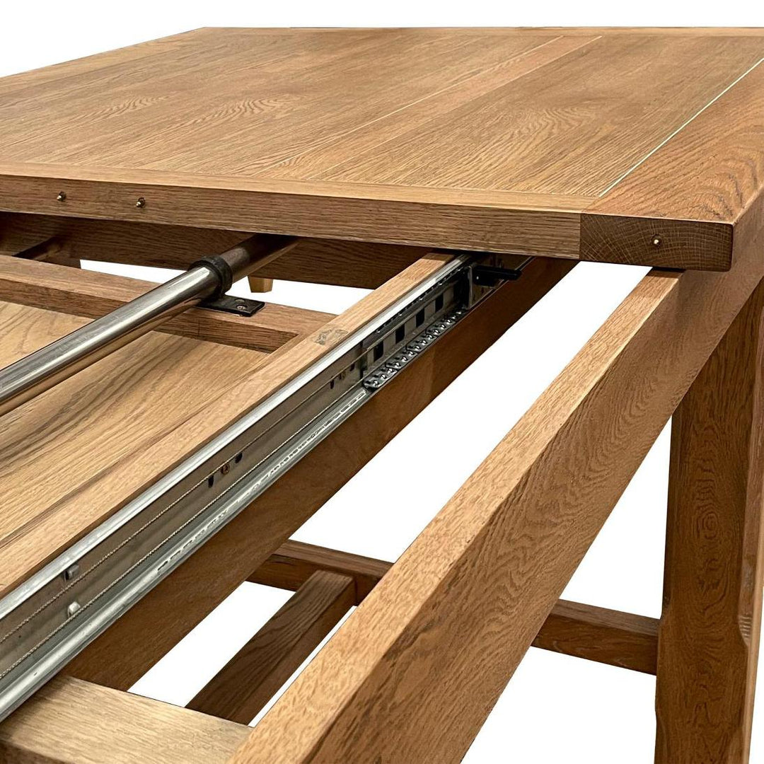 Balmoral Extendable Hamptons Oakwood Dining Table 210cm - 310cm