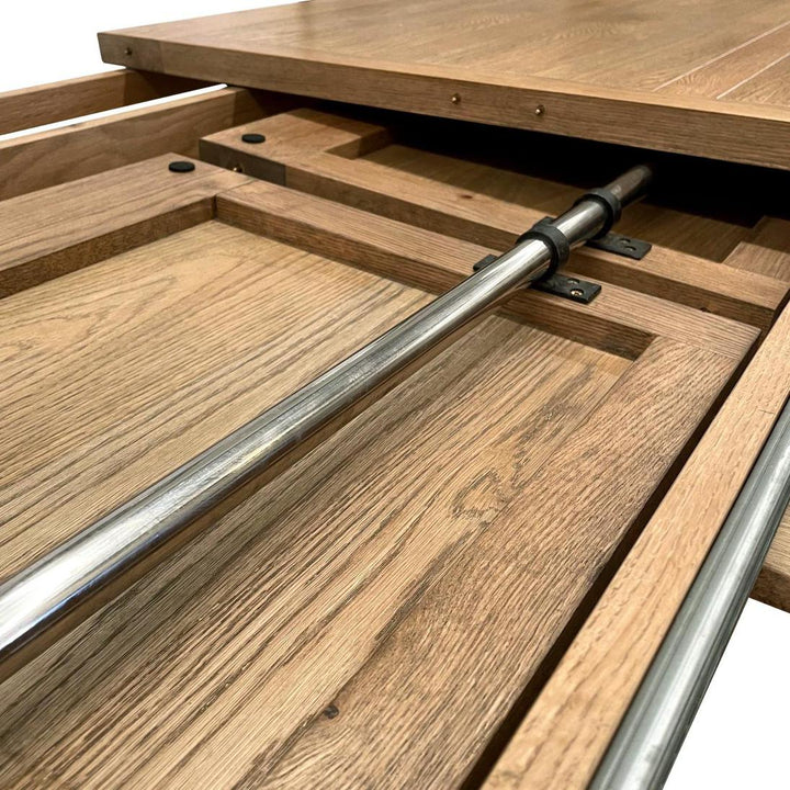 Balmoral Extendable Hamptons Oakwood Dining Table 210cm - 310cm