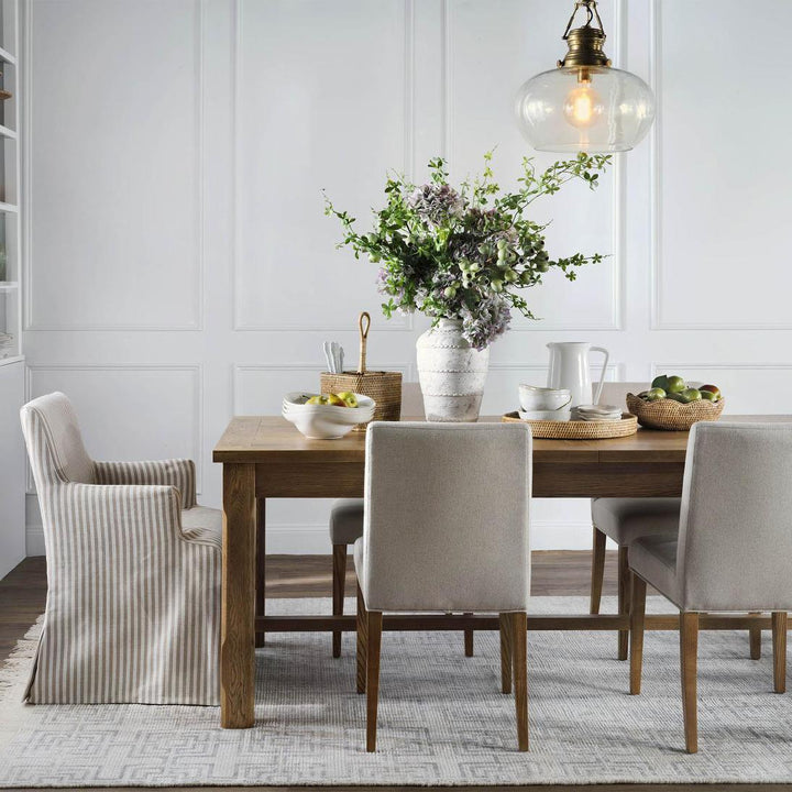 Balmoral Extendable Hamptons Oakwood Dining Table 210cm - 310cm