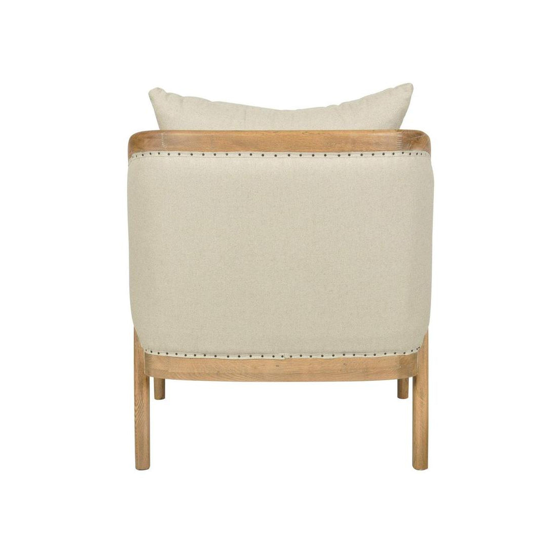 Asteria Oakwood Linen Armchair *