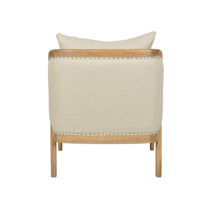 Asteria Oakwood Linen Armchair *