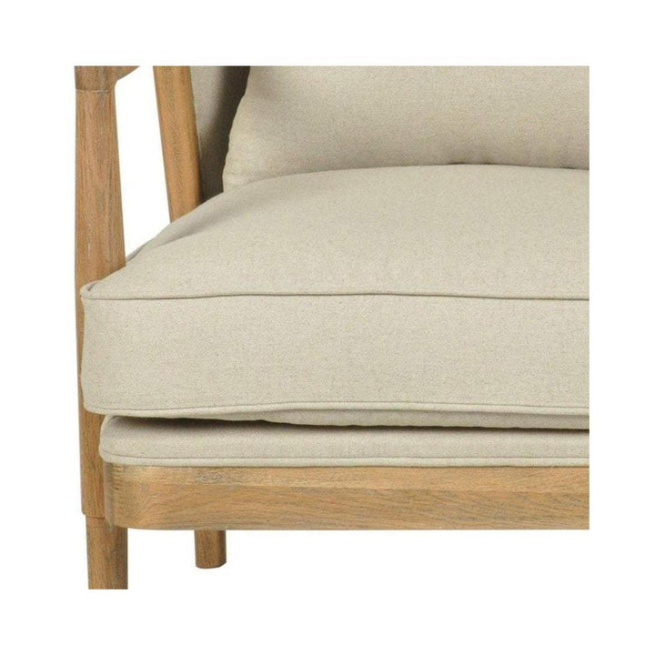 Asteria Oakwood Linen Armchair *
