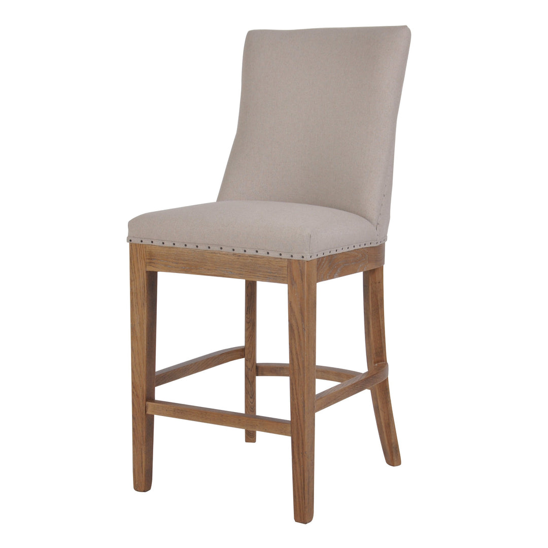 Oakwood Bar Stool Natural Beige