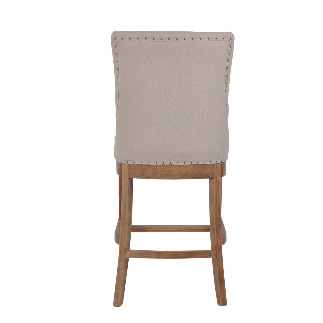 Oakwood Bar Stool Natural Beige