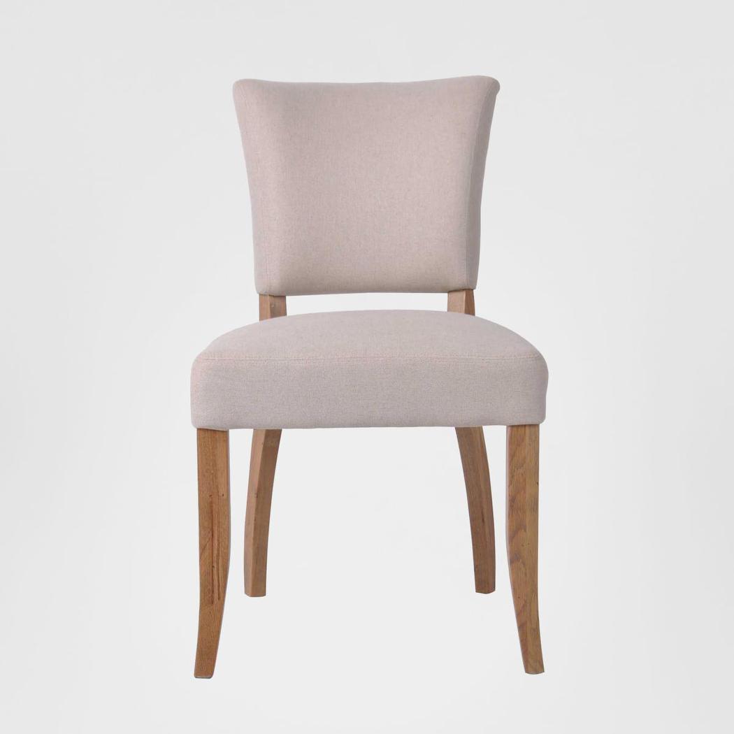 Claude Oakwood Dining Chair Beige