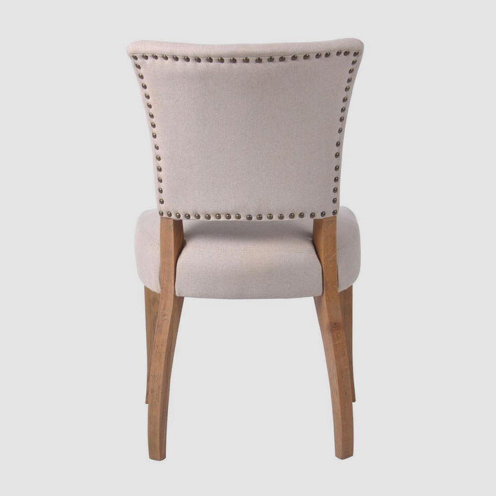Claude Oakwood Dining Chair Beige
