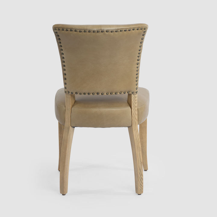 Claude Oakwood Leather Dining Chair