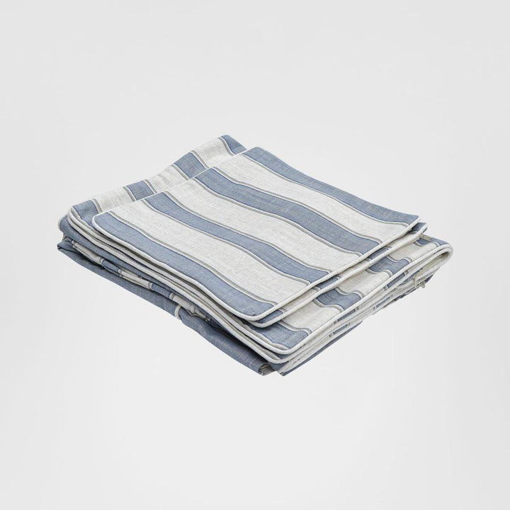 Slip Cover Only - Noosa Hamptons 2.5 Seat Sofa Blue Sky Stripe
