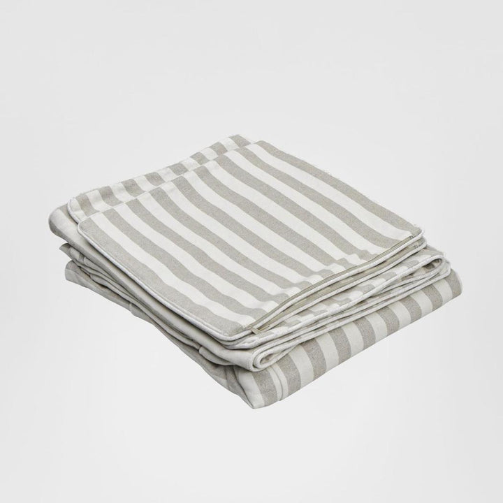Slip Cover Only - Noosa Hamptons 2.5 Seat Sofa Natural Stripe