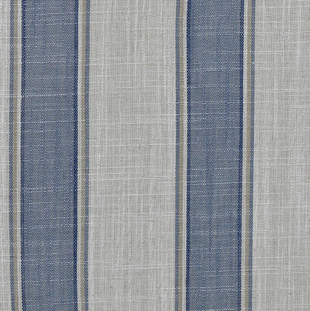 Bondi Hamptons Armchair Blue Sky Stripe W/White Piping