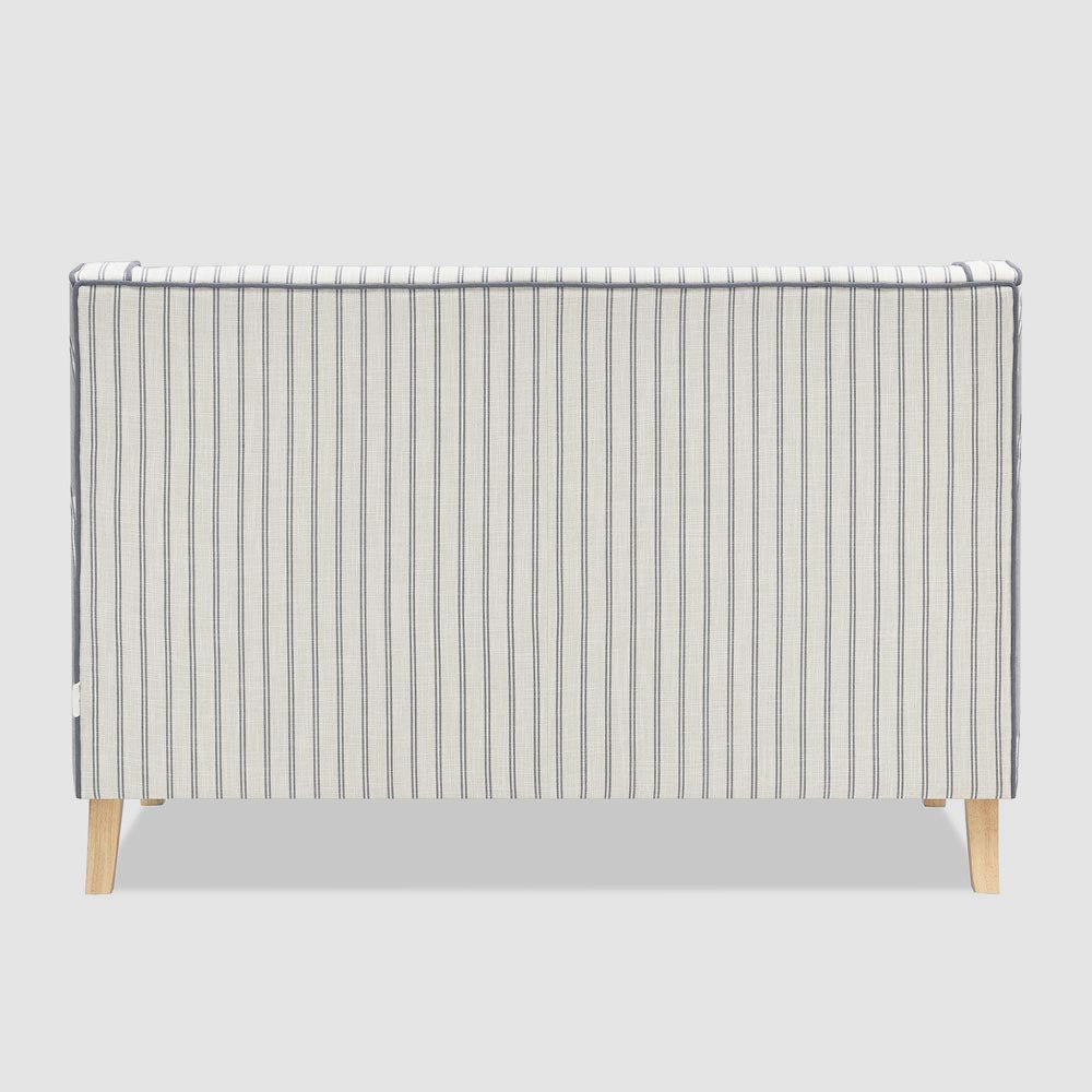 Bondi Hamptons 2 Seat Sofa Blue/White Pin Stripe