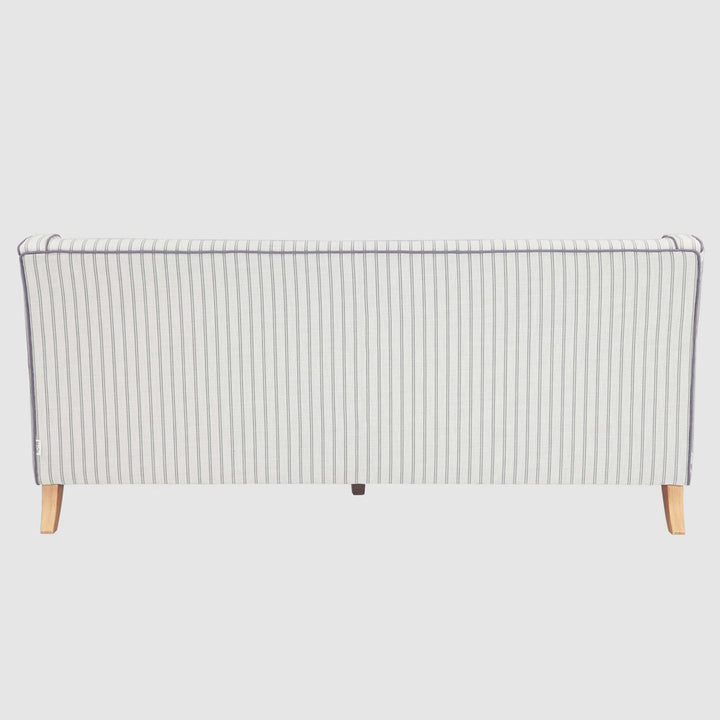 Bondi Hamptons 3 Seat Sofa Blue/White Pin Stripe