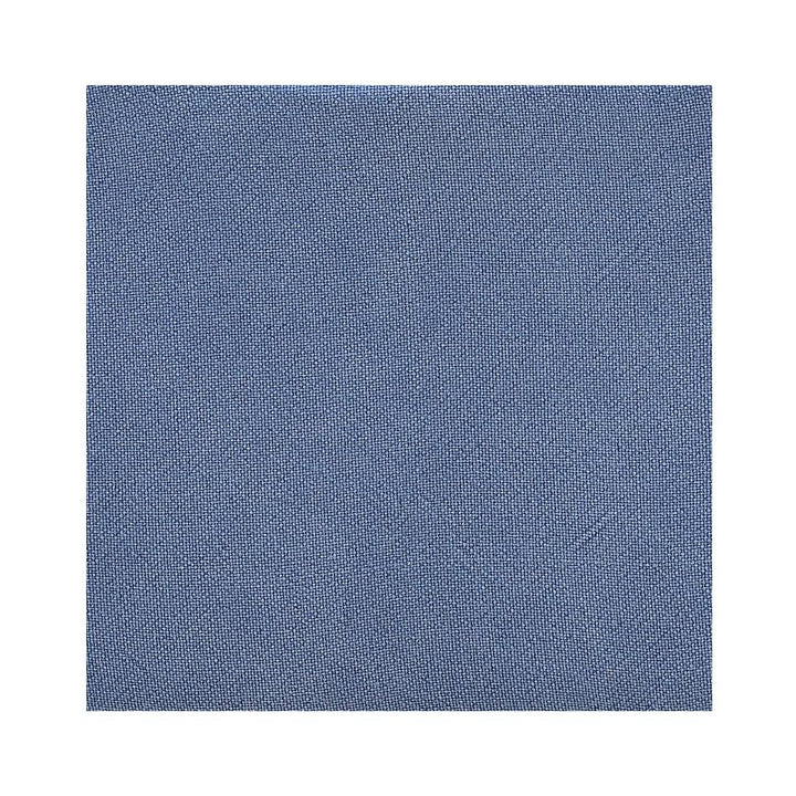 Bayside Slate Blue Hamptons Button Tufted Winged Armchair W/Wooden Legs
