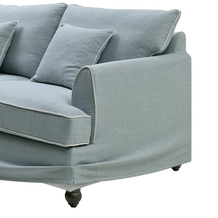 Slip Cover Only - Byron Hamptons 2.5 Seat Sofa Beach