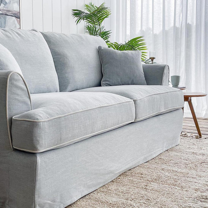 Slip Cover Only - Byron Hamptons 2.5 Seat Sofa Beach