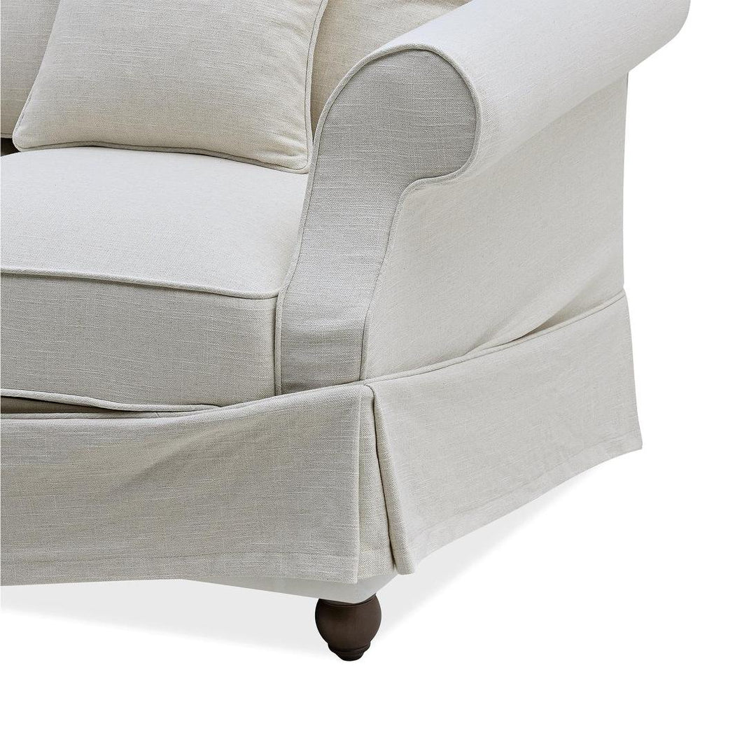 Slip Cover Only - Avalon Hamptons 2 Seat Sofa Ivory