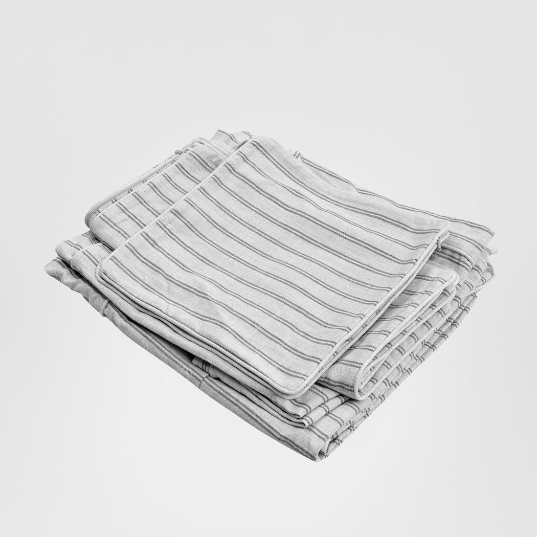 Slip Cover Only - Avalon Hamptons Armchair Stone Stripe