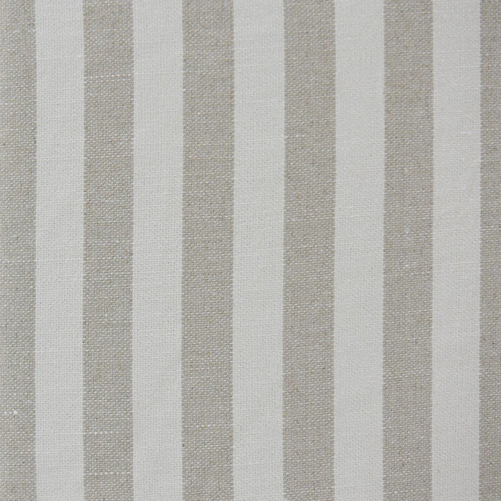 Slip Cover Only - Noosa Hamptons Snuggle Chair Natural Stripe With White Piping