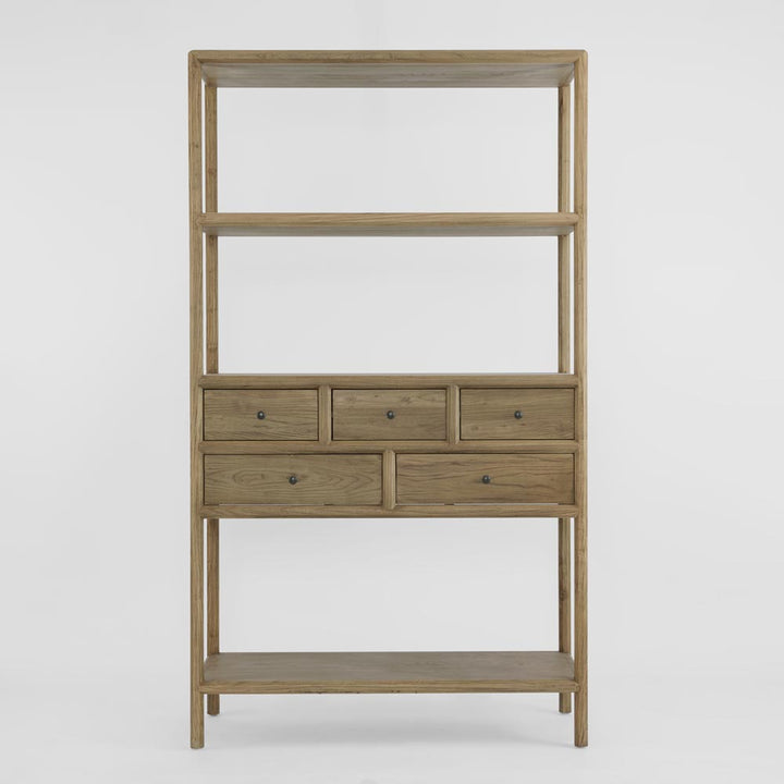 Cambridge 5 Drawer Shelf Elm Natural