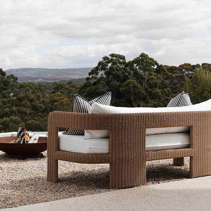 Cassius 3 Seat Sofa Natural Outdoor