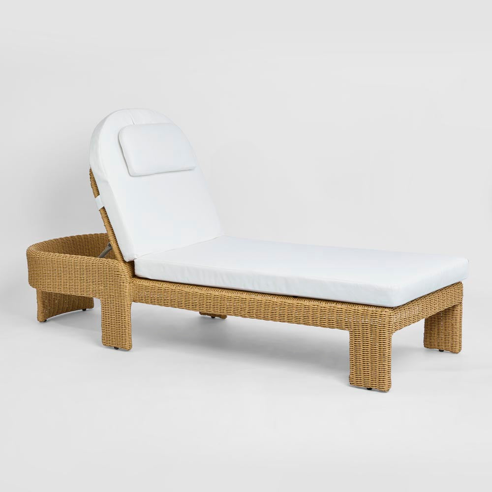 Cassius Sunlounge Natural Outdoor