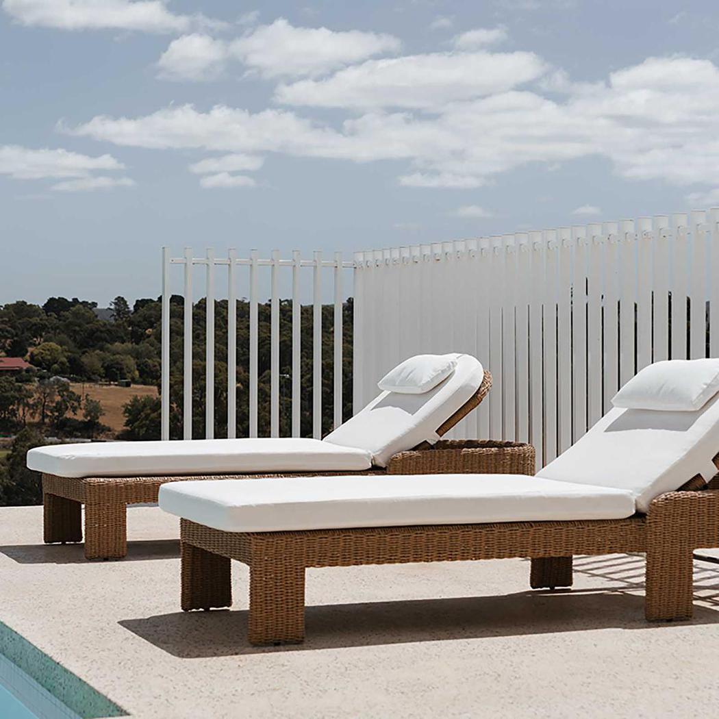 Cassius Sunlounge Natural Outdoor