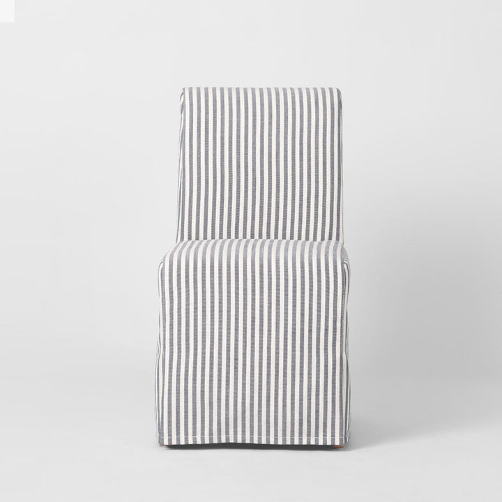 Slip Cover Only - Clifton Dining Chair Blue Stripe