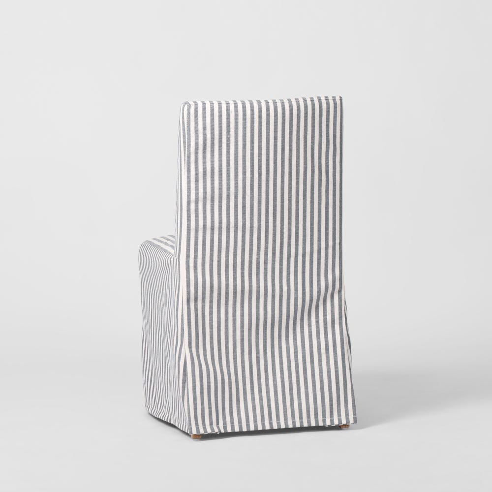Slip Cover Only - Clifton Dining Chair Blue Stripe