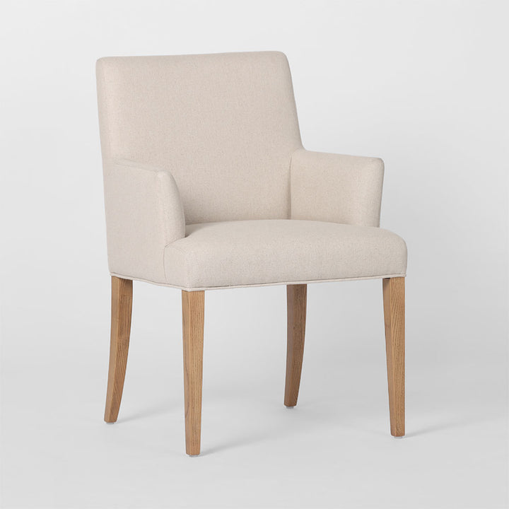 Clifton Dining Chair w/ Arms Beige