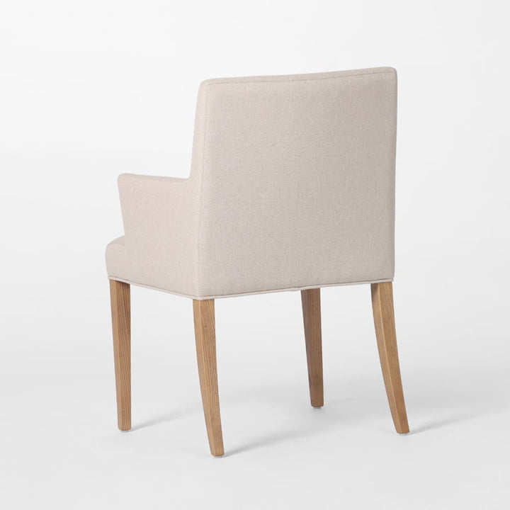 Clifton Dining Chair w/ Arms Beige