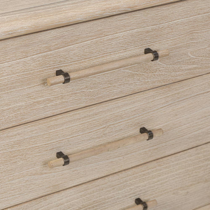 Bayview Dresser 6 drawer Natural Whitewash