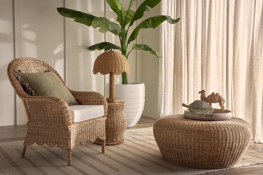 Long Island Rattan Occasional ArmChair