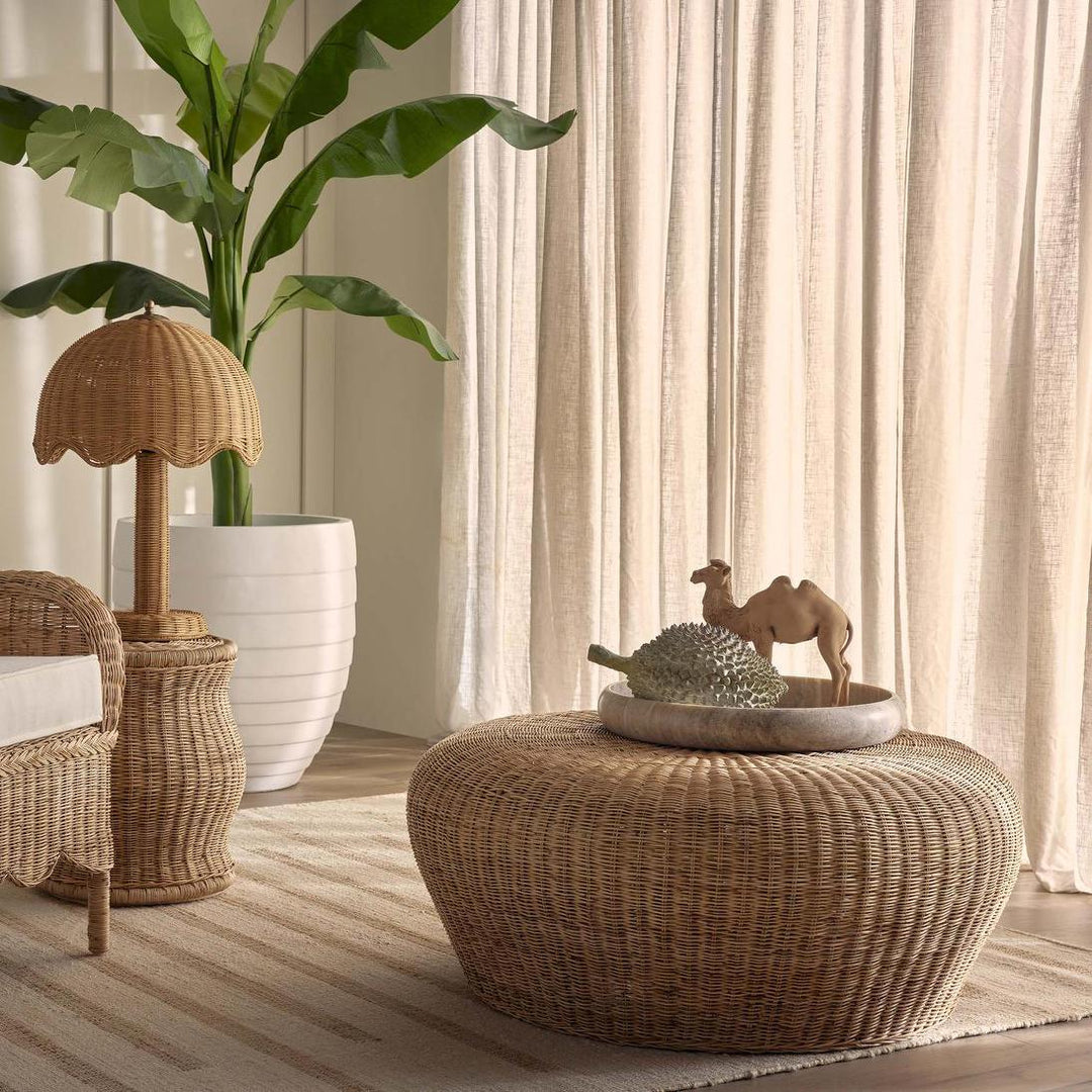Long Island Rattan Coffee Table